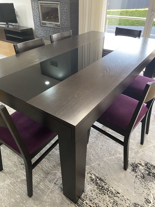 Mesa sala jantar extensível madeira maciça