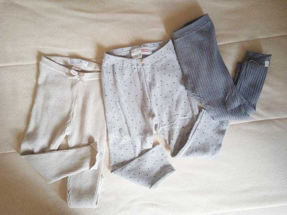 Conjunto Calças Zara Menina 3 anos - 4 Peças Confortáveis e Estilosas
