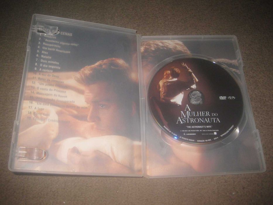 DVD "A Mulher do Astronauta" com Johnny Depp