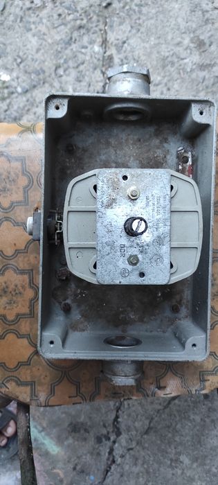 Автоматический выключатель DDR, 100А, VEB Elektroschaltgerate, Rochlit