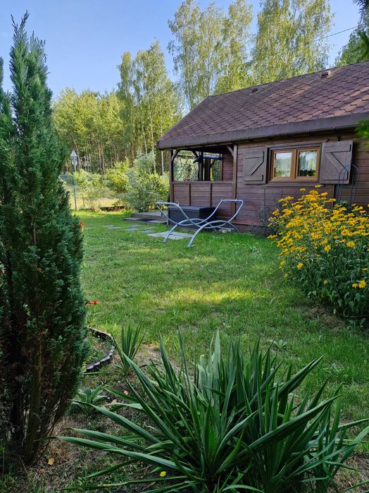 Działka ROD w Malcanowie k.Otwocka, domek drew.ocieplony. Dojazd MZK