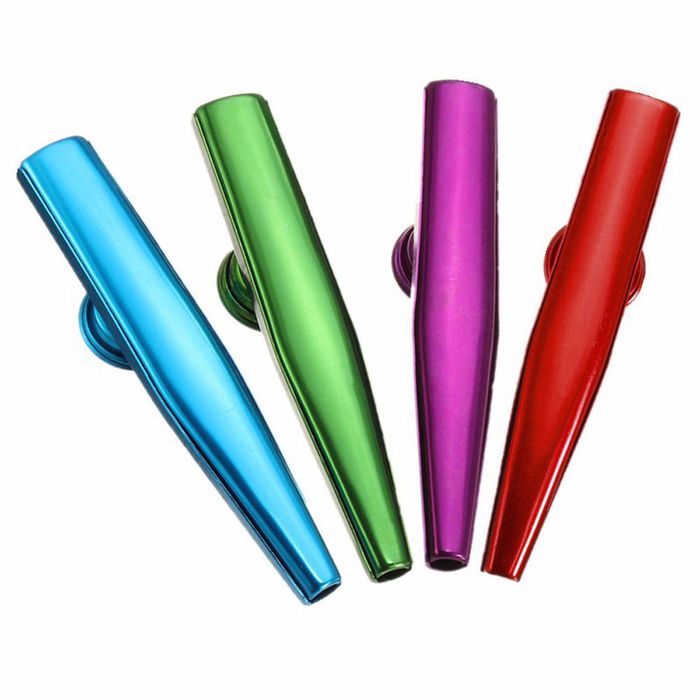 Kazoos Coloridos: Instrumento Musical Kazoo Alta Qualidade Sopro Festa