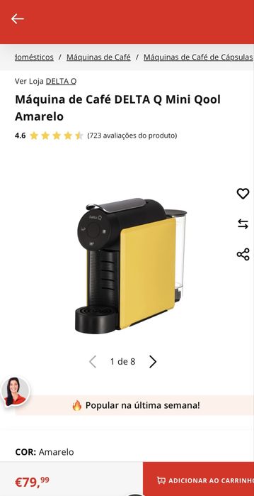 Maquina de cafe Delta Q