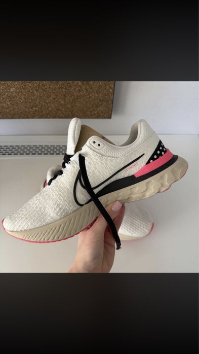 Nike React Infinity Run Flyknit 3 White р44