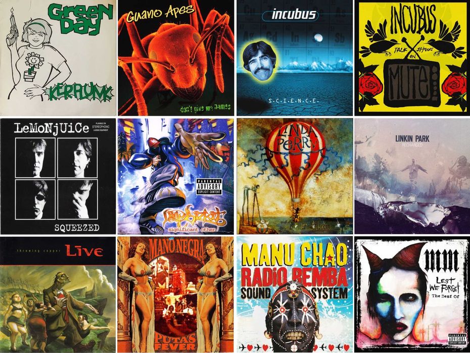 96 CDs - Rock - Raros - Muito Bom Estado