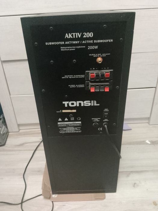 Tonsil active 200+mixer amplifer t-60+3 głośniki dexon 80w