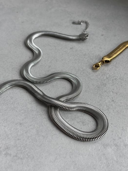 NAszyjnik gruba żmijka elegancki lux Zezu jewelry