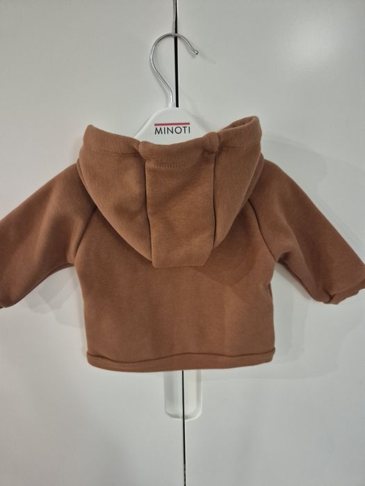 Bluza z kapturem brązowa COOL CLUB r. 62