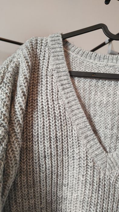Piękny mięsisty sweter 36 s reserved zimowy ciepły