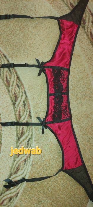 Pas do pończoch z jedwabiu 40/42 La Senza,retro