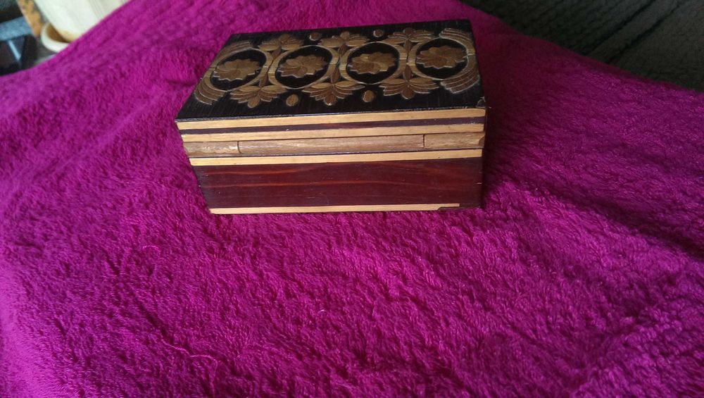 Старинная Шкатулка деревянная СССР