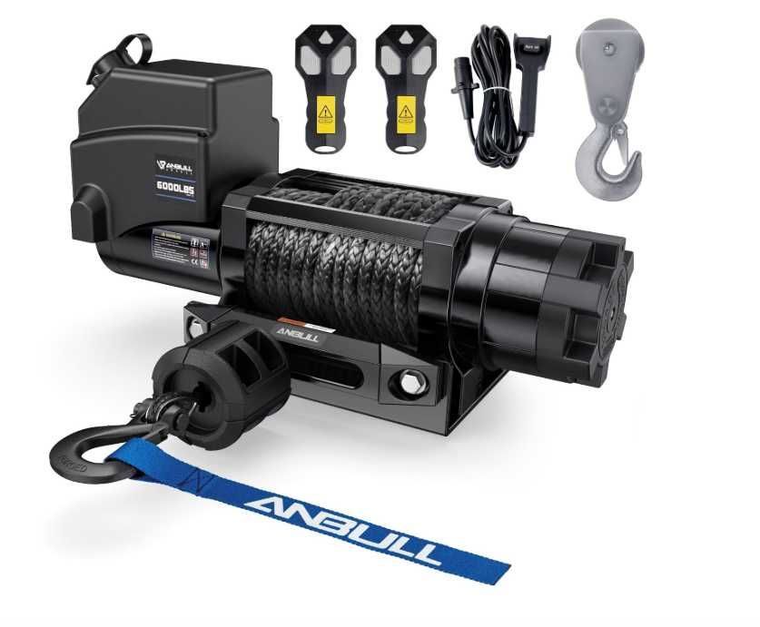 Wciągarka elektryczna Anbull 12V 6000 LBS IP68