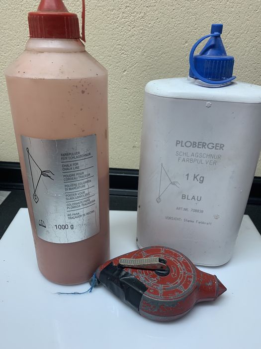 Sznurek traserski i kreda