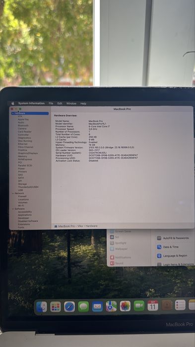MacBook Pro 15" (2018 / 2019) — 16 GB / 512 GB SSD