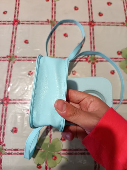 capa para câmera original instax mini 11 cor azul + oferta brindes 11