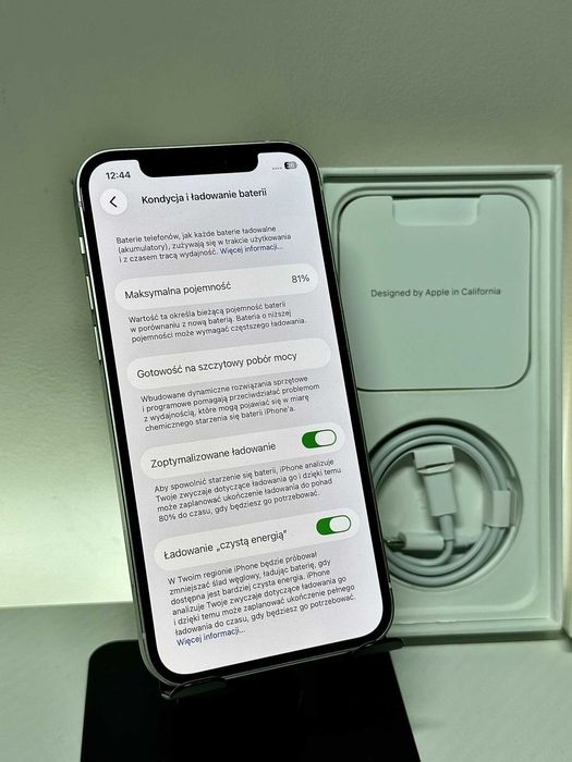 iPhone 12 64GB Biały •Stan perfekcyjny•
