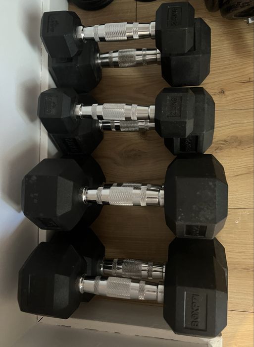 Halteres hexagonais 2,5kg/5kg/7,5kg/10kg