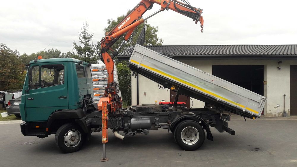 Mercedes 914 turbo  HDS wywrotka 3stronna super stan blokada mostu