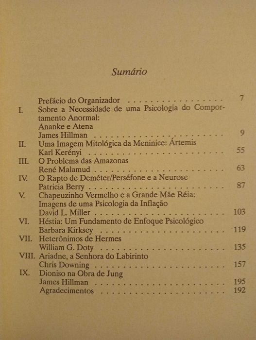 Encarando os Deuses - James Hillman