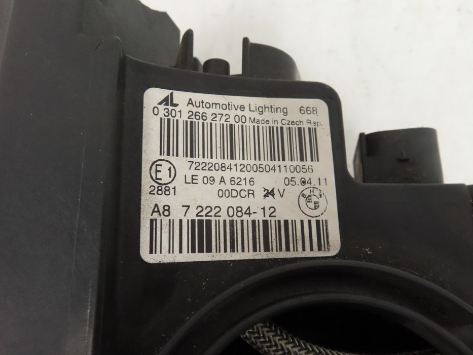 Farol Xenon Bmw 6 Convertible Ref: 63117272012 / 7222084