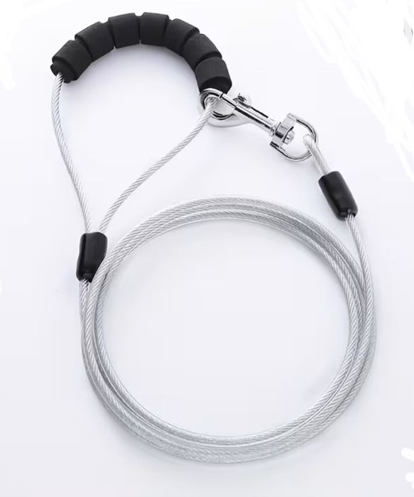 Trela para cão antimordida