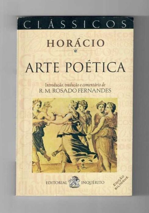 HORÁCIO «Arte Poética» Filho de escravo Poeta Maior da Roma Antiga