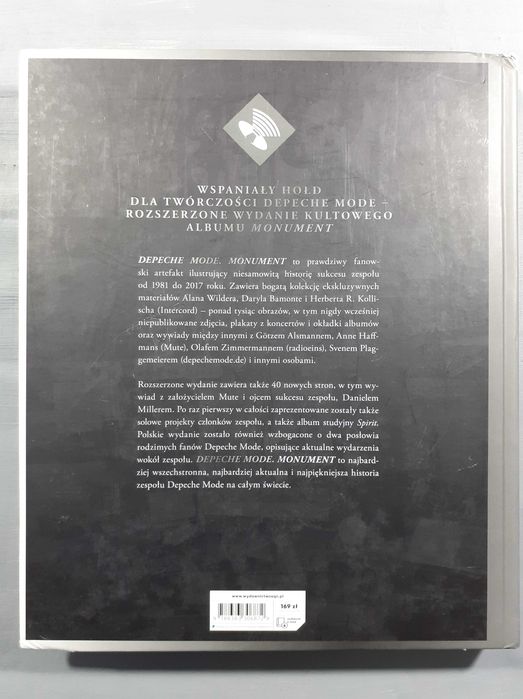 Książka "Depeche Mode. Monument", wydanie rozszerzone, Dennis Burmeister, Sascha Lange, 2024 r.