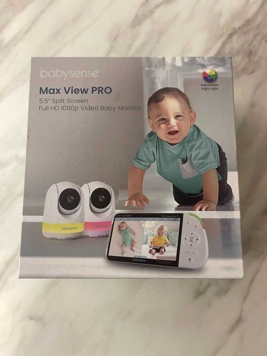 Відеоняня Babysense Max View PRO 5.5" Full HD, 2 камери | Нова, оригінал