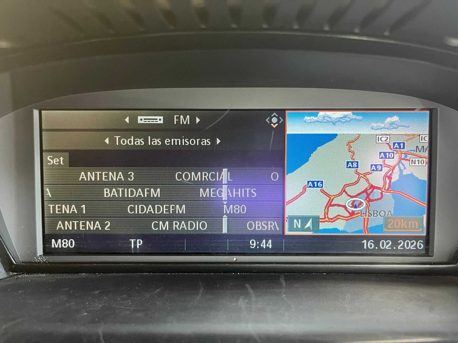 DVD Mapa BMW Europa Ocidental 2019