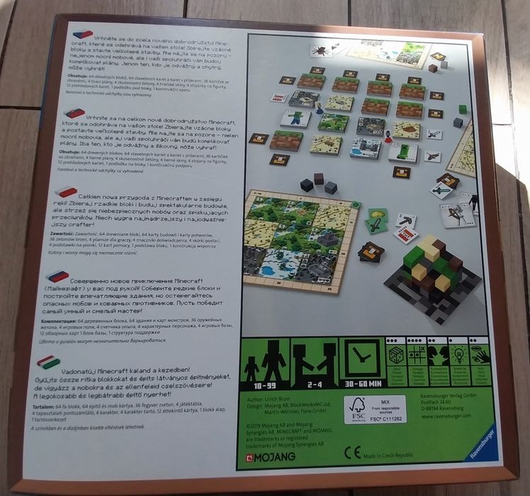 Minecraft gra planszowa NOWA