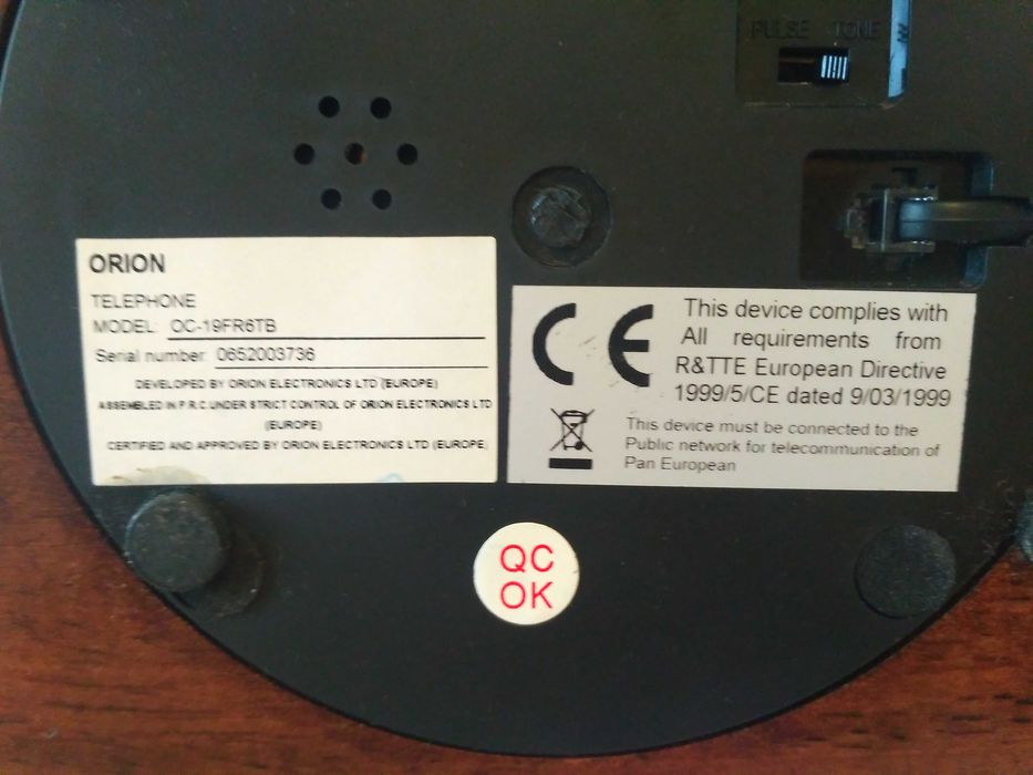 Ретротелефон ORION OC-19FR6TB Телефон