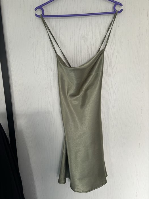 Khaki letnia sukienka z metka nowa shein