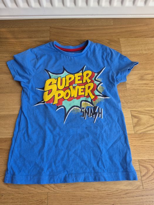 paka 6 koszulek t-shirt chłopięca 116 cm