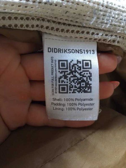 Didriksons ocieplana parka wodoodporna M