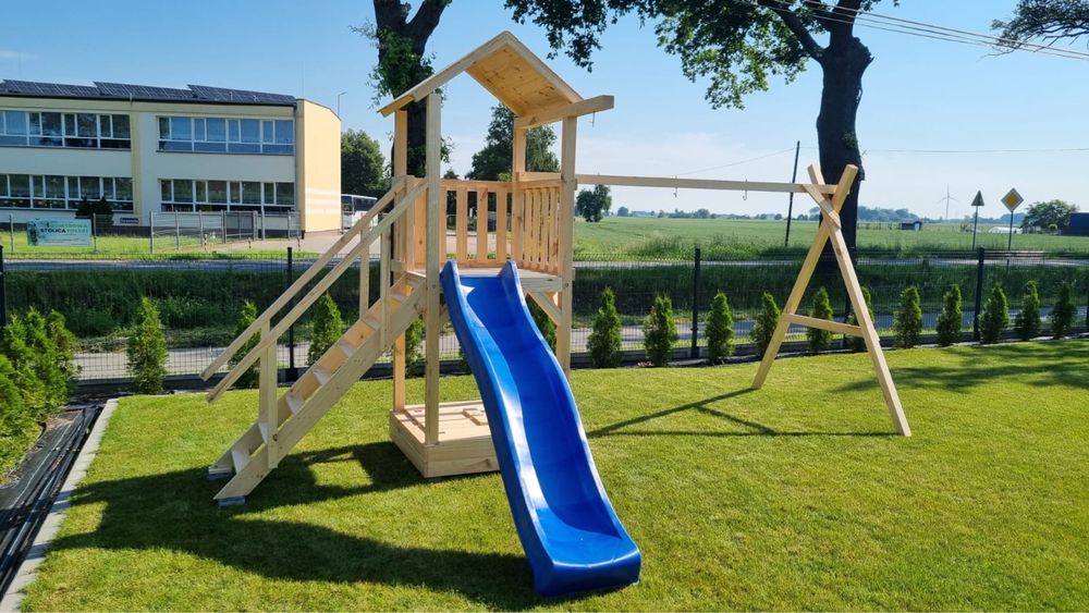 Transport Gratis! Domek dla dzieci plac zabaw zjezdżalnia