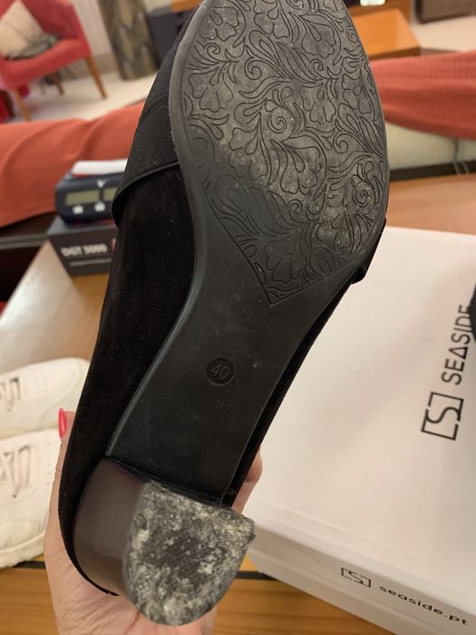 Sapatos camurça - T40