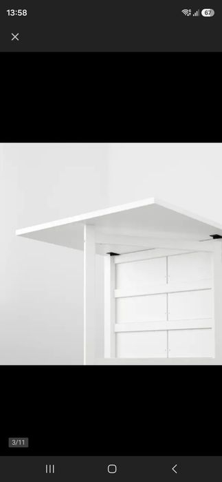 Stol rozkladany ikea, stan idealny NORDE