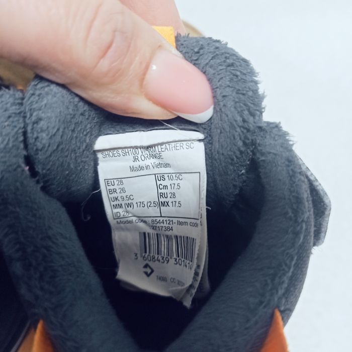 DECATHLON Зимові Термочобітки для хлопчика, 28 розмір, устілка 18 см