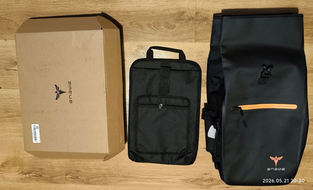Plecak ( torba, laptop ) rowerowy wodoodporny ENGUIE