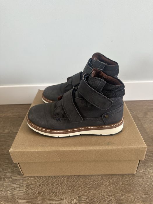 Шкіряні ботильйони , черевики , чобітки Friboo 32