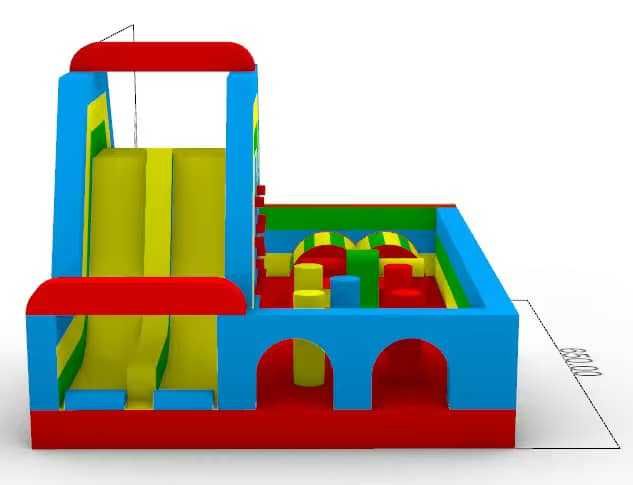 Insuflável Multi-obstáculos (novo)