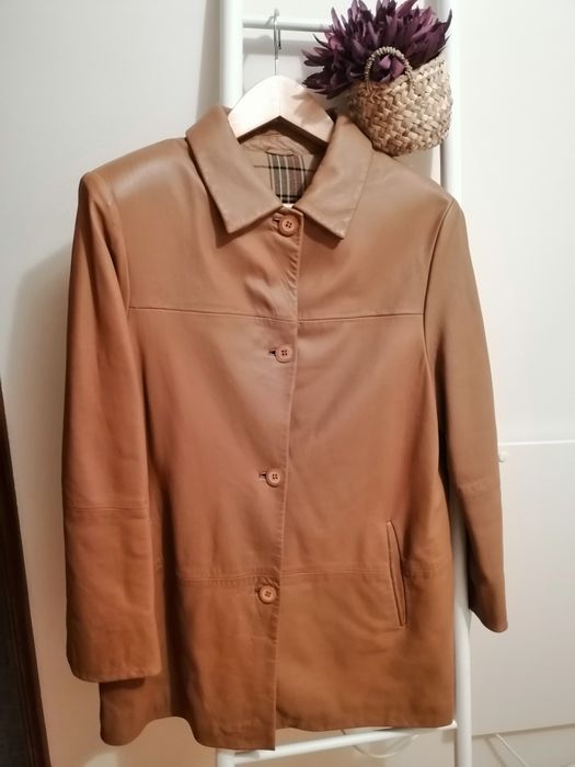 Casaco de pele Camel
