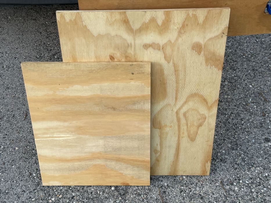 15 mm Wooden sheets Plywood Birch/Contraplacado de bétula–cortes novos