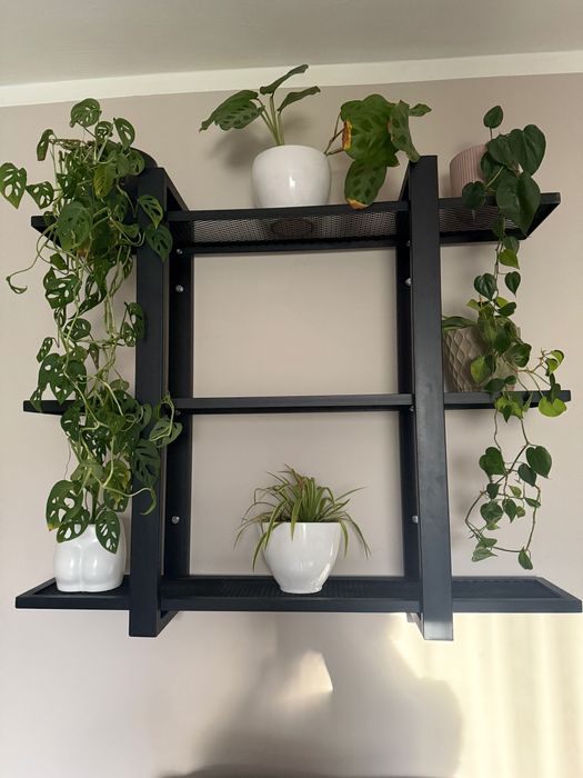 Półka kwietnik wiszący handmade na zamówienie