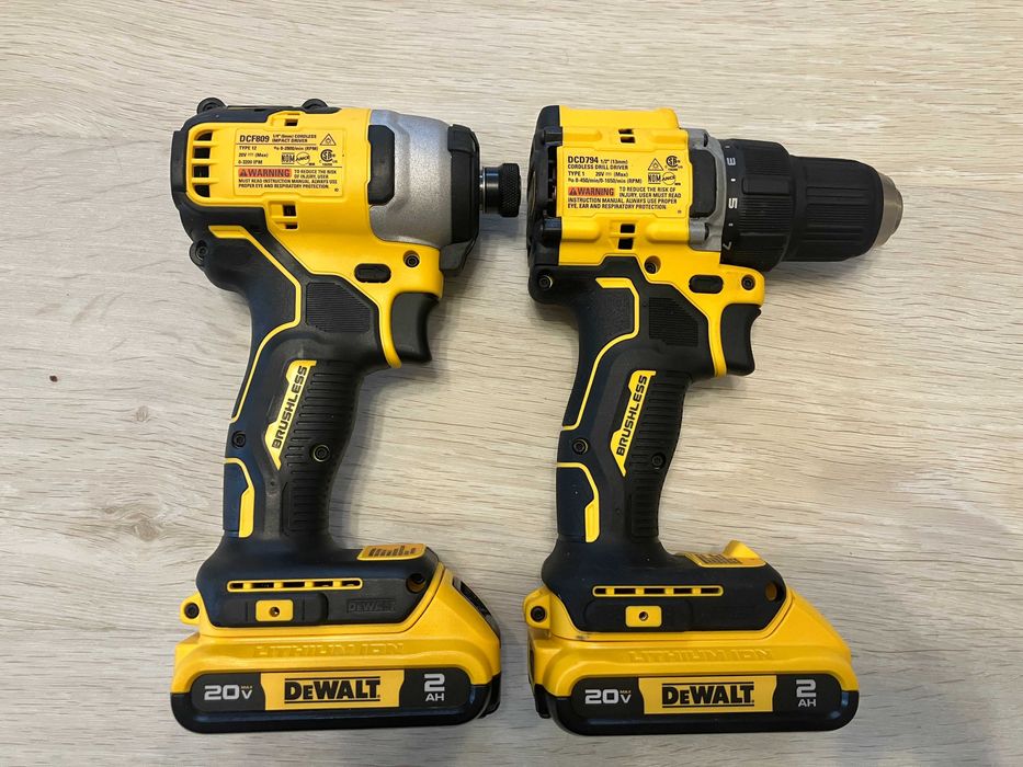 DeWalt шуруповерт + импакт  DCD794 DCF809 20V Brushless оригинал 2025