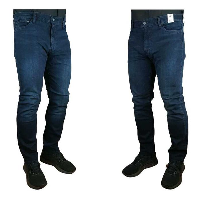 Męskie jeansy Levis 511 - Slim Stretch nowe oryg. Levi's Flex -W36/L34