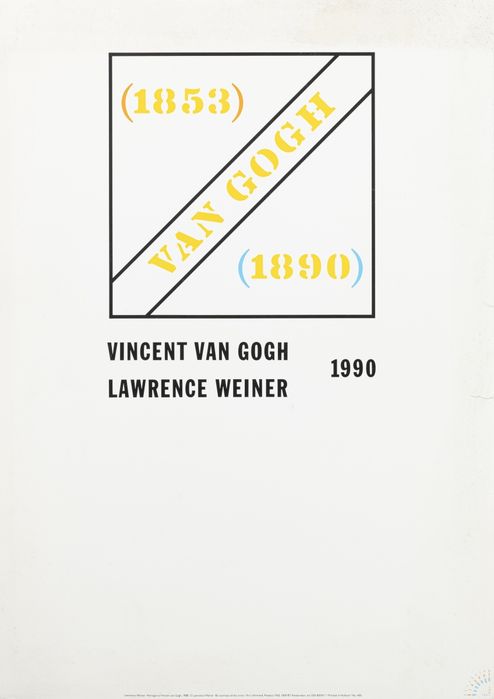 Pintura - Poster Gerard Garouste Homenagem V.Van Gogh 1990