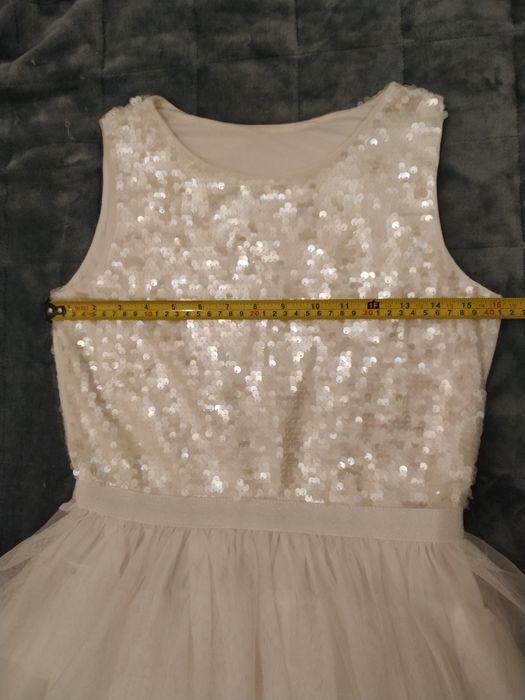 Sukienka biała anioł jasełka r. 152/158