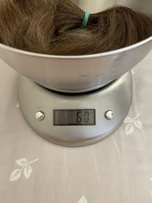 Włosy dziewicze brązowe proste 40 cm o wadze 60g