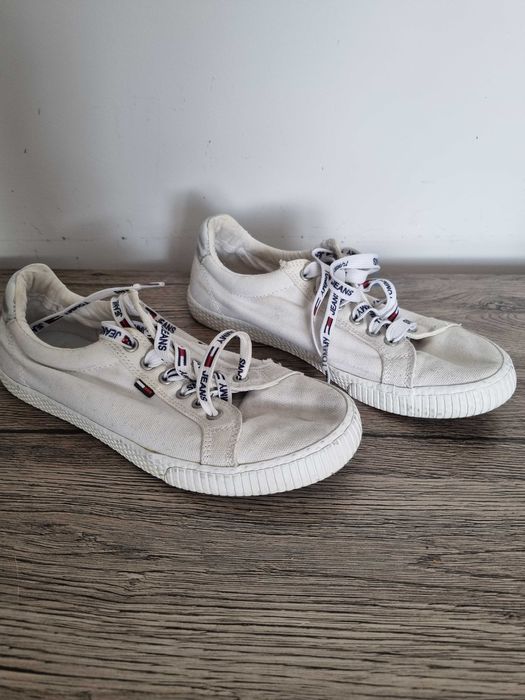 Buty damskie trampki dziewczęce  biale Tommy Jeans rozmiar 36 Hilfiger
